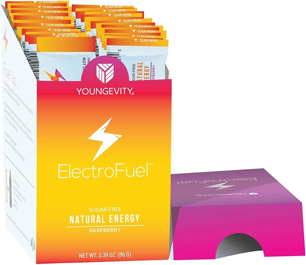Nu Kai Wellness 水利补充剂 - Energy Drink Mix – Raspberry Electrolytes Powder Packets - 最多60种服务 - 前作 GO Stik - 加赠品