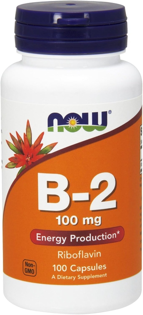 现在维生素B-2(riboflavin)100毫克,100卡普勒(3包)