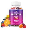 BeLive Probiotic Gummys - 配有5亿CFU 用于消化健康,男子,妇女和孩子的Probiotics - 用于Immune支助,无糖和Vegan – 60 Ct – 蓝莓,草莓和橙色