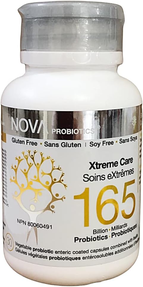 NOVA Probiotics 多轨Xtreme care 每卡普尔-30 VCaps 165亿 Probiotics