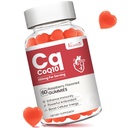 高吸收CoQ10 葡萄糖250毫克,加Omega-3,维生素B3用于细胞能,脑和抗氧化剂,5X更好的吸收Coenzyme Q10 补充剂,Raspberry Flavored - 60 Cts