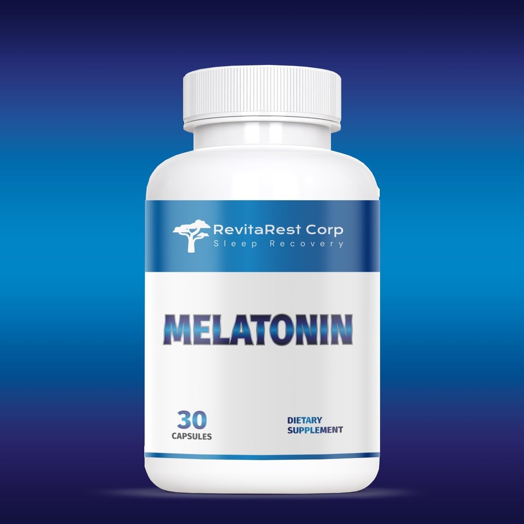 通用RevitaRest Corp. Melatonin Blue 10mg, 30 Capsules. (原始内容存档于2019-09-09).