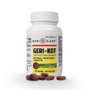 Geri-KOT Senna Laxative & Stool 软化剂平板,100ct| 天然蔬菜兴奋剂 Laxative| 平滑的鲍尔运动 Senna 平板| 快速动作, Gentle Contspital Relief * 8.6mg Sennosides Laxative