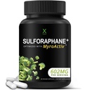 HANX Sulforapane+ 602mg - 美国 第三方测试 -- -- 硫化物与布罗科利种子提取剂和莫林加 -- -- 支持抗氧化剂生产、解毒和细胞健康 -- -- 布罗科利补充剂