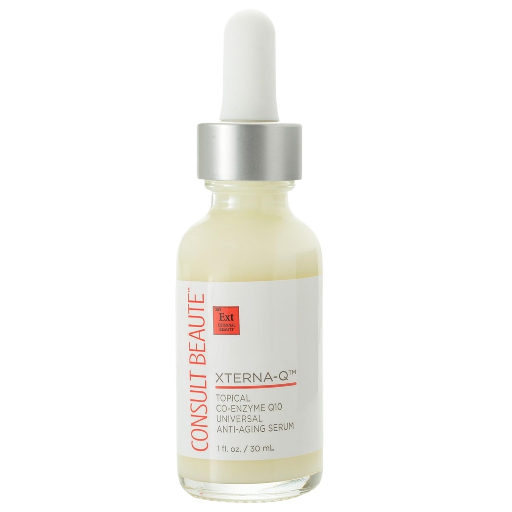 Beaute XTERNA-Q COENZYME Q10 面部和颈部抗衰老血清,平滑CoQ10 Peptides,Bergamot果油,抗氧化剂皮肤护理 1 Fl. Oz.