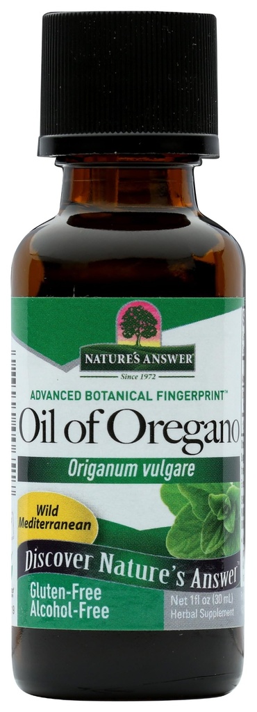 Oregano Leaf的自然答题油 支持健康的肠道和消化功能 推动整体健康与健康 – 无糖无酒精和无防腐剂 1oz