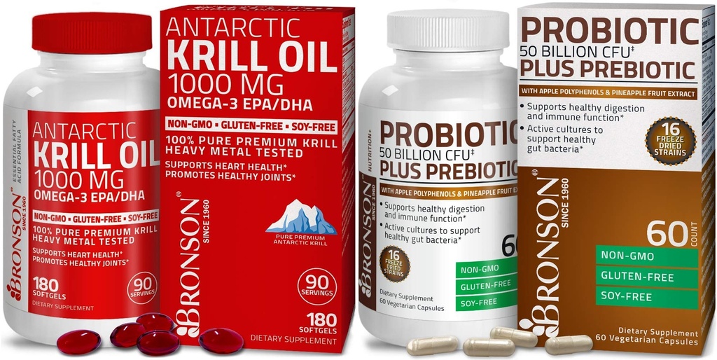 Bronson Probiotic 50亿 CMU + 苹果多酚和菠萝水果