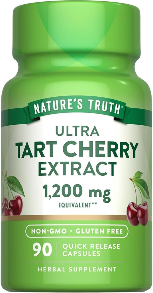 Nature's Truth Ultra Tart Cherry 提取 1200 mg, 90 counter (Pack of 2) (原始内容存档于2019年).