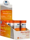 Trace Minerals Max-Hydrate Endurance - 每日能源支持补编 - 电解剂补充剂 抗肌肉挤压剂补充剂 - 支持水分补充剂 - Orange, 10 Tabs (80 services)