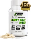Herbolab Horny山羊草提取,标准化为10%Icariin,250mg x120 Capsules(AKA Epimedium提取,Barrenwort,主教帽,仙翼,殷阳侯)