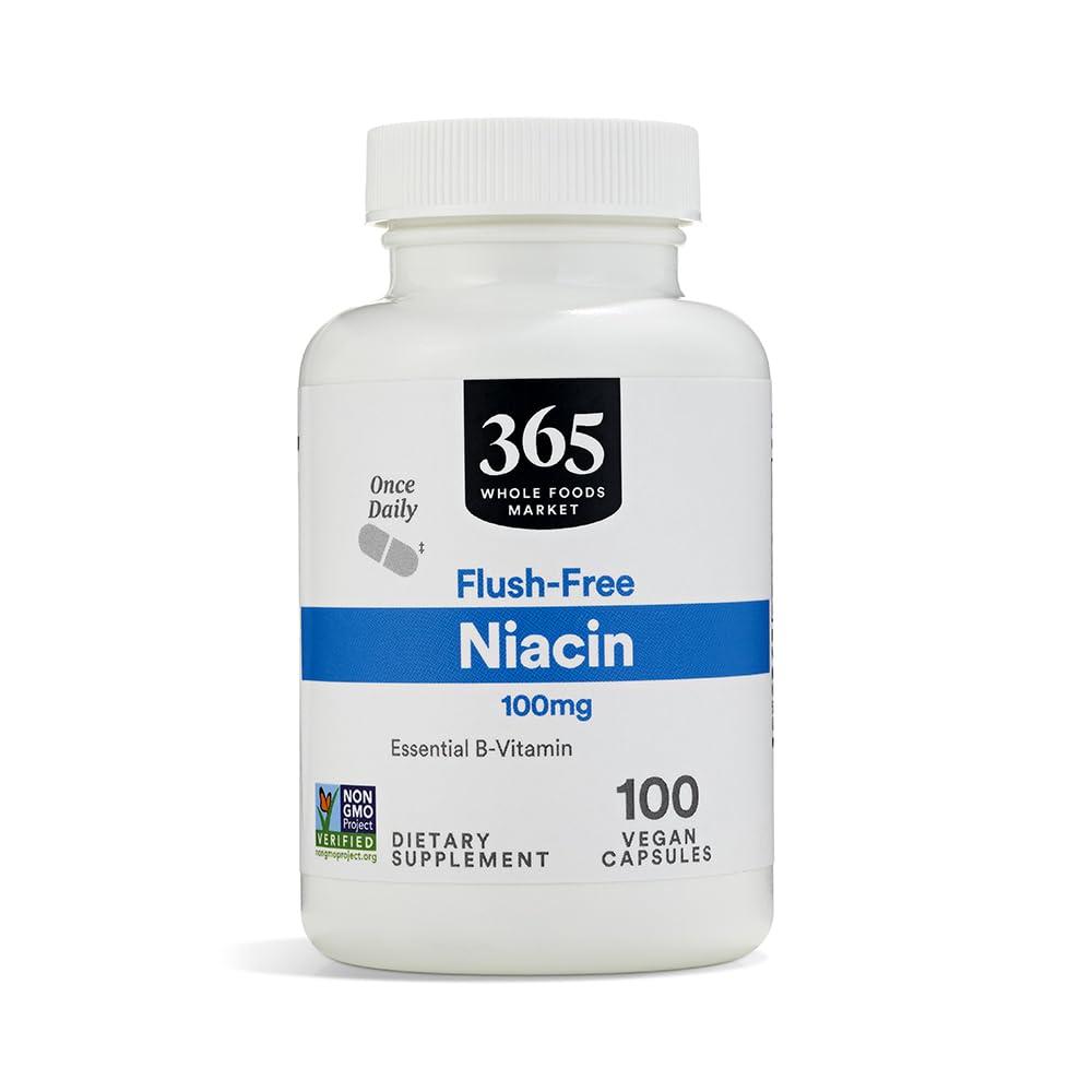 365 由全食品市场,Niacin,100 Mg,100 Counter提供