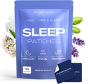 成人睡眠补丁 - 30 Pack 超强梅拉托宁补丁 与 L- Theanine & Ashwagandha - 睡眠补丁 休息之夜,皮肤亲切和舒适 - 快动作,长长拉斯丁