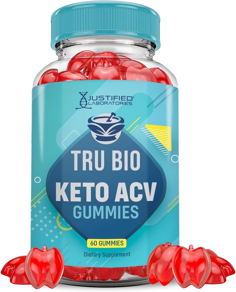 合理实验室 Tru Bio Keto ACV Gummys 高级公式 1000MG TruiBIO Keto Gummys 苹果 苹果 苹果 苹果 醋 配以石榴 甜菜 汁 粉 B12 Vegan 非 GMO 60 Gummys