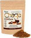 Sayan Siberian Prure Raw Coarse Chaga Powder 8 Oz / 226g – Premium 野生森林收获超级抗氧化剂茶 – 支持免疫系统和消化性健康 – 聚焦,能源,清晰,健康 - 非GMO