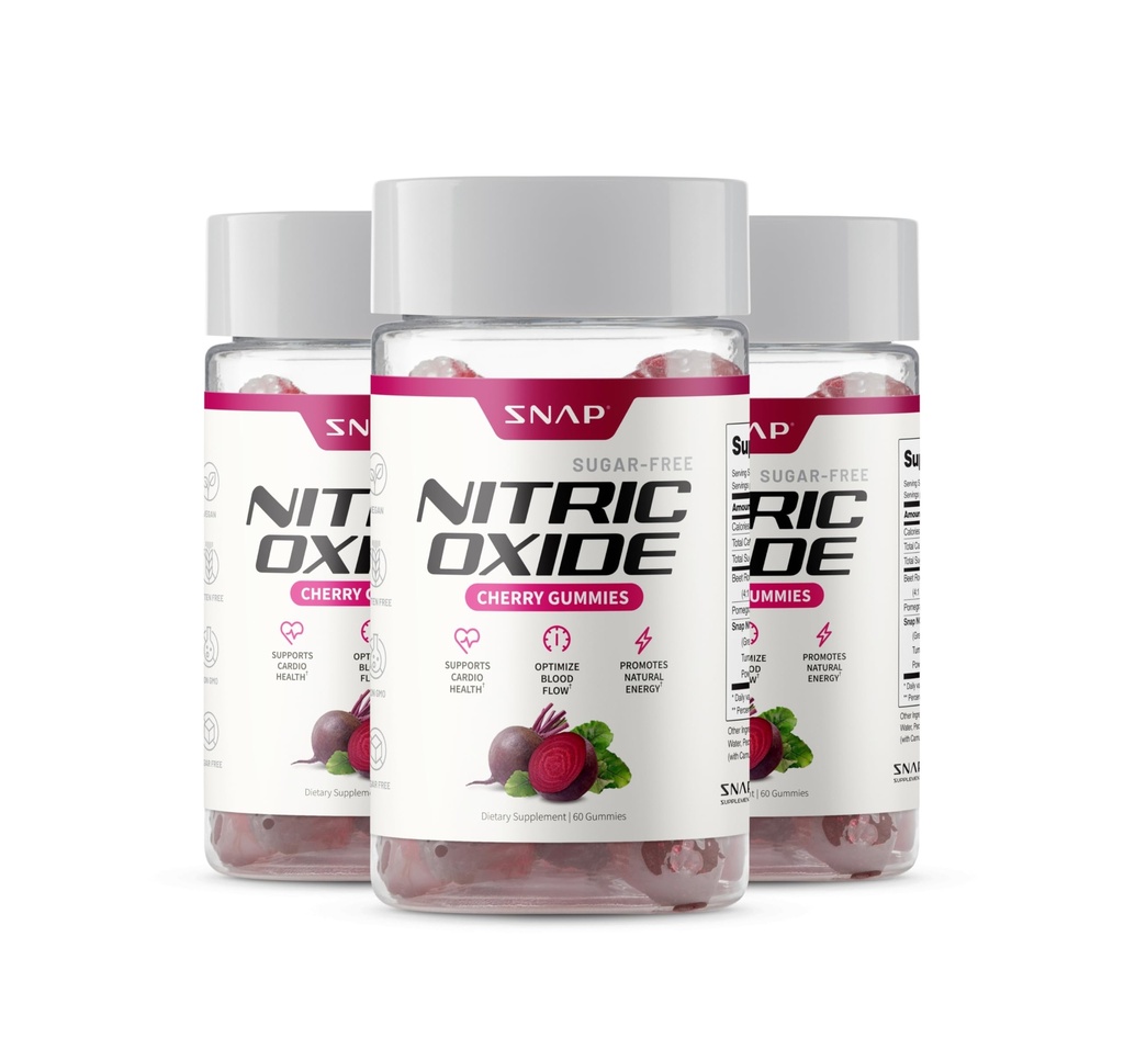 Snap 补充 Nitric Oxide Beet 根胶 - 支持健康血液循环,180胶