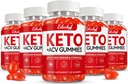 Keto ACV Gummys, Gluten & Sugar Free Apple 苹果苹果苹果苹果苹果醋补充剂 男和女-300 Gummys(1500毫克-5包)