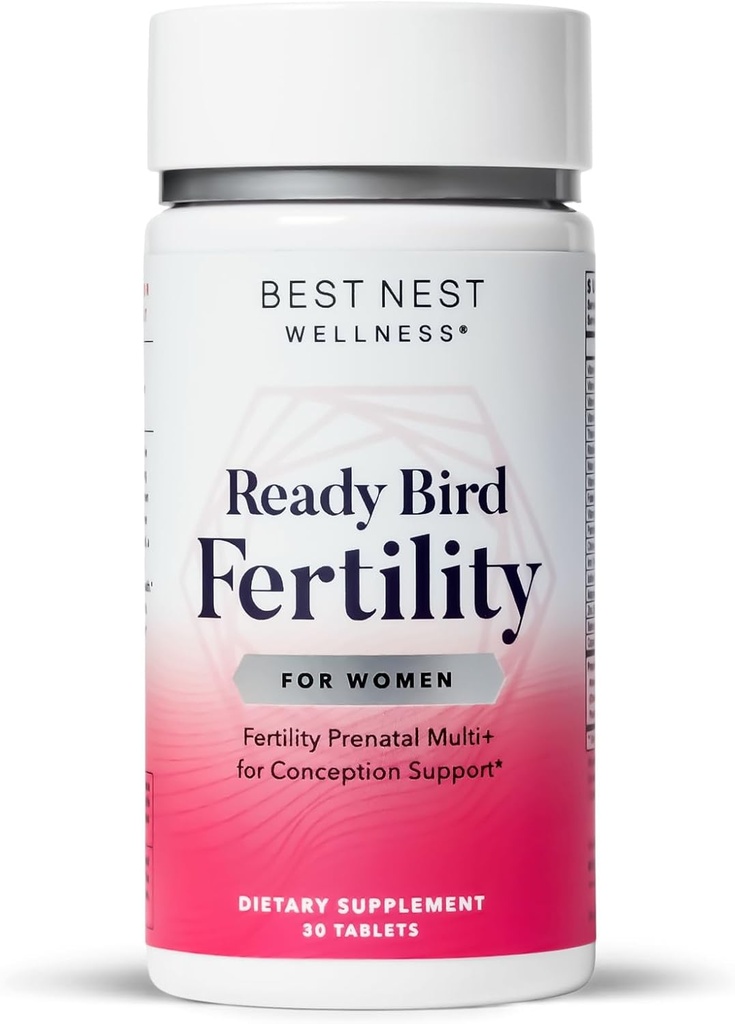 最佳健康妇女生育率——每日多维素妊娠支助——补充甲基维生素助产剂概念——营养补充,Ashwagandha和Folate——30块