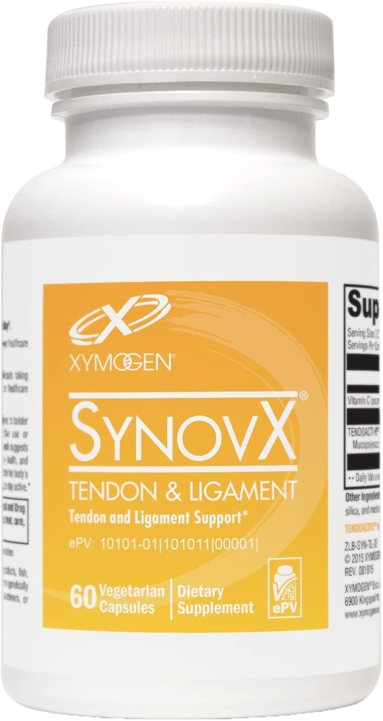 XYMOGEN SynovX Tendon & Legament - 支持机体的Tendon & Legament Comfort & Self-Repair - Mucopolysaccharides & Type I Collagen(60 Capsules)的过程.