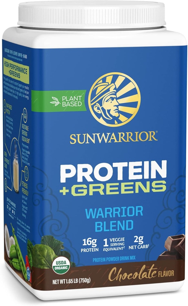 有机蛋白绿素超级食品粉 | Vegan 植物型有机蛋白蛋白巧克力 与 BCAA 氨基酸和超级食品混合 | Non-GMO Soy Dairy & Gluten Free (Chocolate, 30 series)