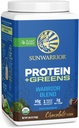 有机蛋白绿素超级食品粉 | Vegan 植物型有机蛋白蛋白巧克力 与 BCAA 氨基酸和超级食品混合 | Non-GMO Soy Dairy & Gluten Free (Chocolate, 30 series)