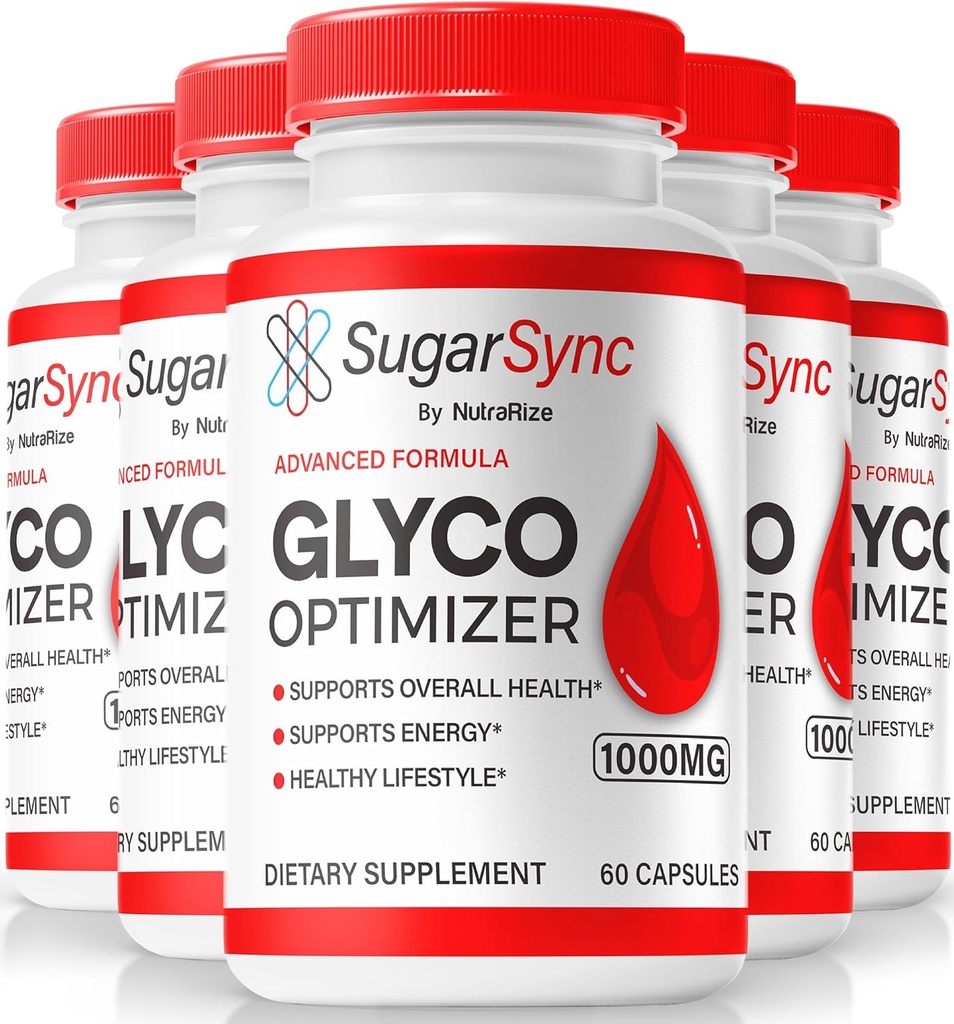 NutraRize(5 Pack) 糖同步Glyco优化剂 Capsules, 官方糖同步Glyco优化剂, 糖同步联合优化剂, 糖同步Gluco清洁解毒公式, 糖同步Glycol审查(300 Capsules)