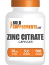 Bulk Assupports.com 锌 Citrate Capsules - 锌的补编 Gluten Free - 30mg / service, 1 Capsule / service, 500 count (Pack of 1) 互联网档案馆的存檔,存档日期2011-03-02.