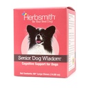 Herbsmith 老年狗智慧 – 狗痴呆症补充剂 – DHA 老年狗脑健康 – 老年狗智慧补充剂 – 60ct 大嚼