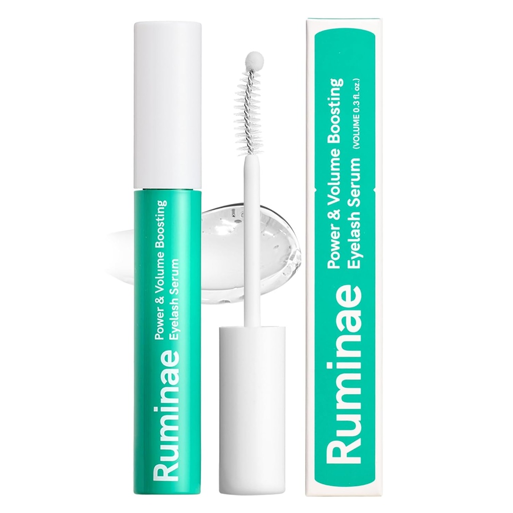 韩国Lash Serum for Fuller,Thicker Lashes QQ Daily Eyelash & Eye Brow 生长促进器 生物素,Centella, Peptides, Hyaluronic Acid QQ Prostaglandin-Free, Vegan,无刺激性,0.3 floz