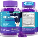 Melatonin Gummys for Adults 30 mg - 最大力量 Melatonin Gummys for Relaxation & Soothing, 外源性 Melatonin 补充FOS for Immune, Gut Health and pH 平衡,无糖 - 120个数