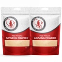 红色Panax Ginseng 粉末,配有天然Ginsenosides(16 oz)-支持健康能源,生命力,Mood和更多,韩国Panax Ginseng 根粉,配有平滑,咖啡或饮料(2包)