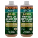 Aloe Life - 全叶 Aloe Vera 汁,有机,无胶(Aloe Gold, 32 oz) → 2-Pack