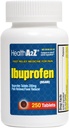 健康A2Z ibuprofen 200mg = 疼痛缓解 = 身体疼痛 = 头痛 = 关节炎 = 伤痛 = 后痛 = 减少发烧者... (250个计数)