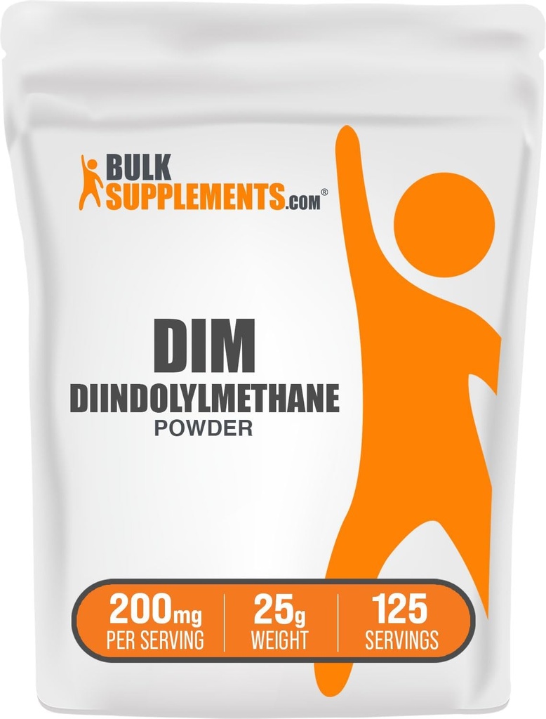 Bulk Assupports.com DIM Powder - Diindolylmethane Powder, DIM Assuppose for Men & Women - 不受欢迎的 & Gluten Free, 200 mg / service, 25g (0.88 oz) (第1页)