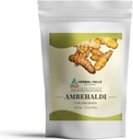 HERBAL HILLS Ambehaldi 粉末/Amba Haldi/Curcuma Amada/Curcuma Longa/Turmeric Curcumin 16 Oz(454 GMS)