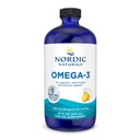 北欧自然Omega-3,柠檬Flavor - 16 oz - 1560 mg Omega-3 - 鱼油 - EPA & DHA - 免疫支持,脑和心脏健康,最佳健康 - 非GMO - 96 服务
