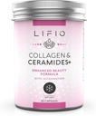 Collagen & Ceramides+, 增强美容配方 Astaxanthin & Biotin, 维生素A, B2, B3, B12, C & D 推广皮肤水分和弹性, 非GMO, Gluten-free, Soy-free, 60 Capsules