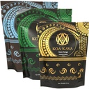 8 oz Koa Kava Bundle,配有汤加磷酸盐、斐济瓦卡和瓦努阿图瓦卡卡瓦根粉