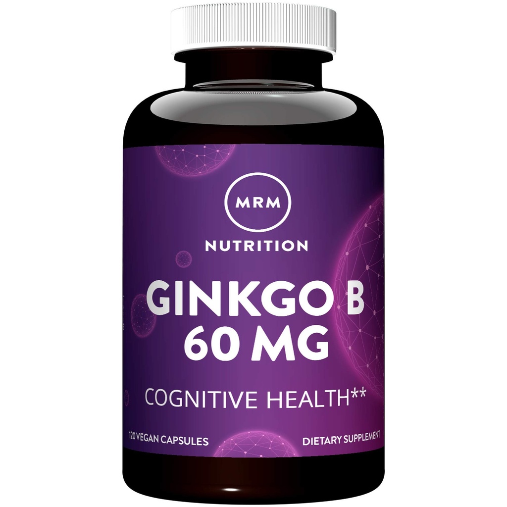 MRM 营养 Ginkgo B 60mg QQ 无Gluten-free + Vegan 120 服务