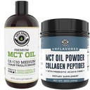 左岸性能 32oz Premium MCT Oil和 16oz Unflorored MCT + 柯拉根粉