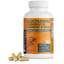 Bronson Glucosamine Chondroitin Turmeric & MSM 高级联合和动漫公式,支持健康关节,移动和动漫 - 非GMO, 90 Capsules
