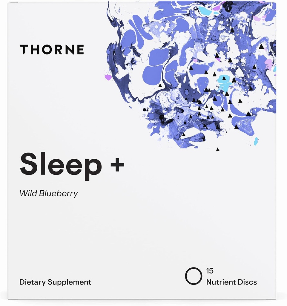 THORNE 睡眠 + 溶解补充盘 - 香蜜酒, L- Theanine 和 Melatinin 用于深沉,休眠 - 15种服务