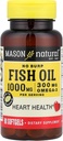鱼油1000 Mg No Burp Softgel, 作者 Mason 维生素 - 90 Ea