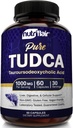 NutriFlair Pure TUDCA 1000mg - Premium Tauroursodeoxycholic Acid Bile Salts, Detox & Cleanse, Non-GMO, Gluten - Free. Liver, Kidney & Gallbladder Supports - 在美国制造,60 Capsules