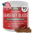 iHeartDogs Extrastruction Urinary, Bladder, & Kidney 支持狗 – Cranberry, D-Mannose & Echinacea 帮助维护尿道切除健康,加强弱和大便性Bladder