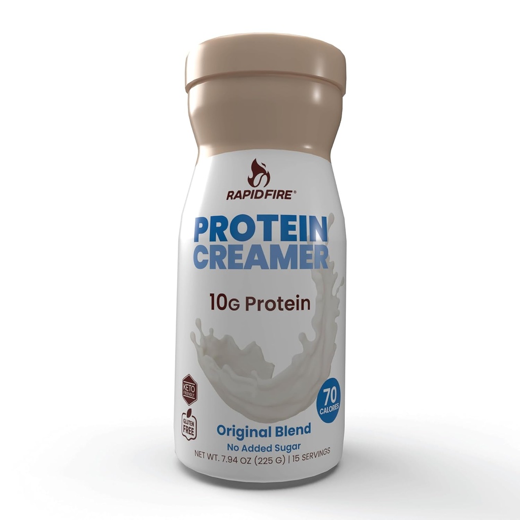 蛋白质Creamer,原版Blend,Keto Friendly, 10g 蛋白质与维生素和矿物, 15 services, May Boost代谢和增加能量, 多