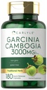 Carlyle Garcinia Cambogia 摘录 | 3000mg | 180 Capsules | Non-GMO, Gluten 免费补编