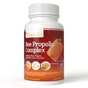 含有维生素C,锌和莱西辛的超级蜜蜂Propolis Complex(200卡普勒斯)