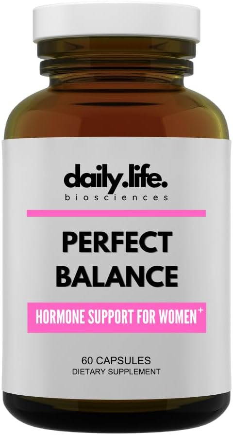 完美平衡:妇女荷尔蒙补充品——自然支持PMS,更年期,Perimenopause,PMDD