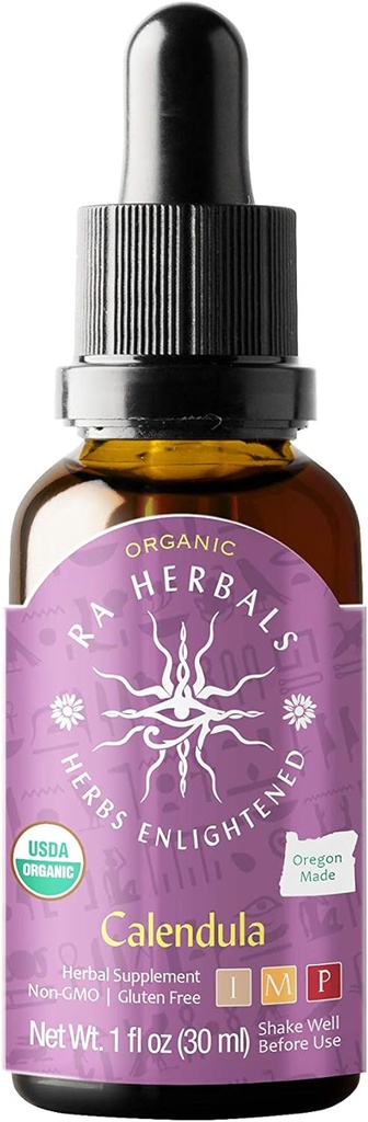 Ra Herbals 有机卡伦杜拉液体提取 - 解毒支持 - 1 fl oz
