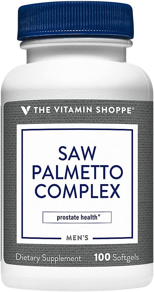 Saw Palmetto Complex 160mg - 前列腺健康的补充, 方便燕子软胶(100 Softgels) 由维生素商店(The Vitamin Shoppe)制作